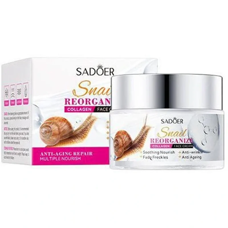 کرم حلزون و کلاژن ترمیم کننده Sadoer