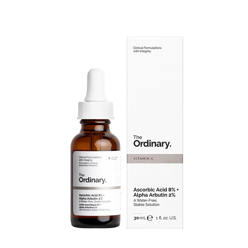 سرم آسکوربیک اسید 8% و آلفا آربوتین 2% اوردینری The Ordinary اورجینال