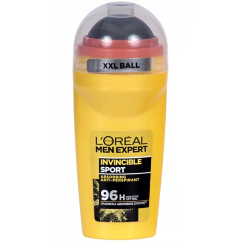 رول ضدتعریق با ماندگاری 96 ساعته لورال مدل Loreal Invincible Sport