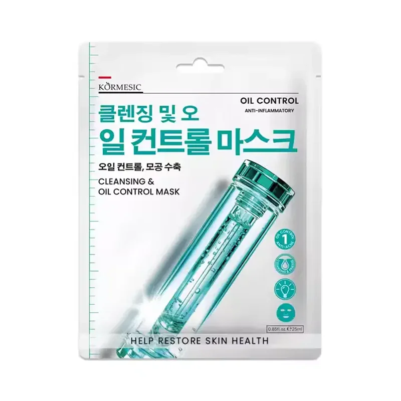 ماسک ورقه ای کنترل چربی و ضد التهاب برند KORMESIC